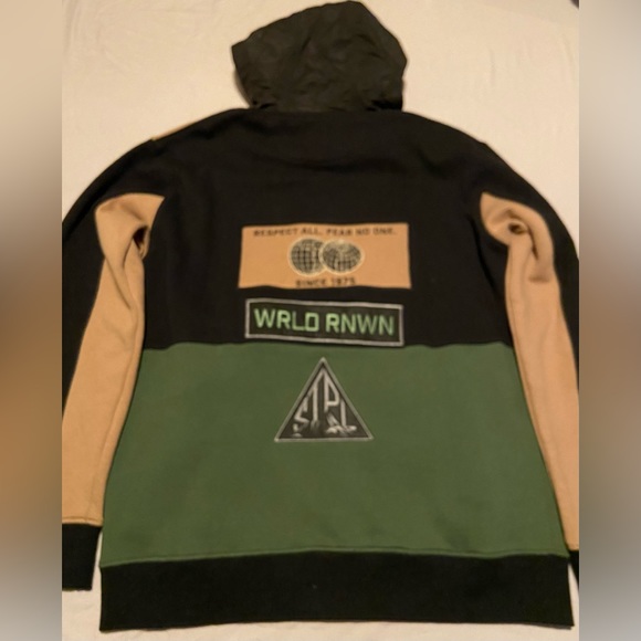 Staple - NWT WrldRnwn Pigeon Brand Since 1975 Zip Up Hoodie Mens size Large - Picture 4 of 12
